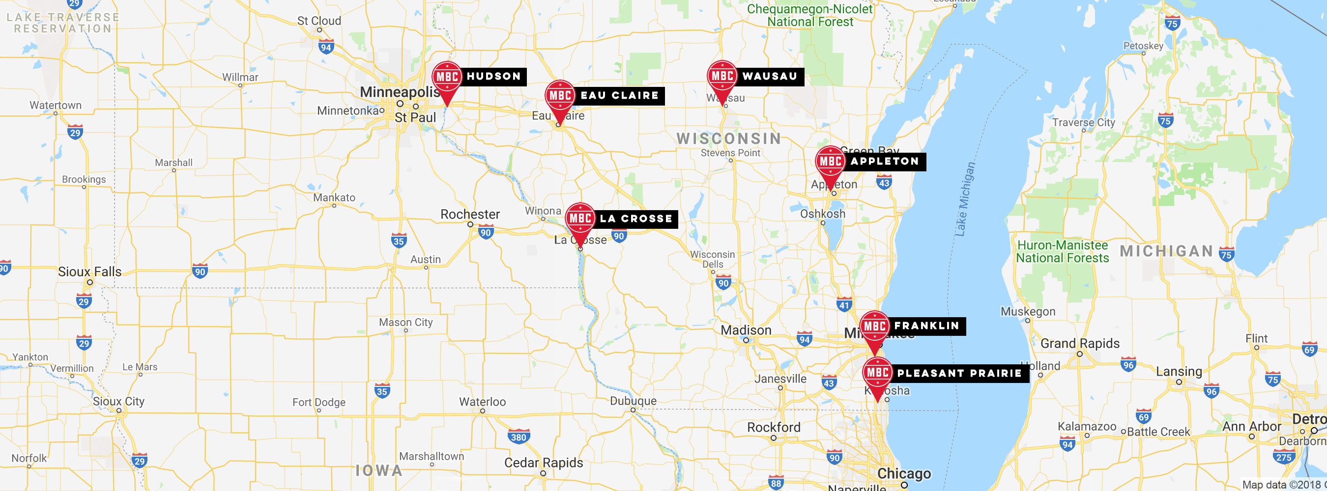 Milwaukee Burger Company Locations